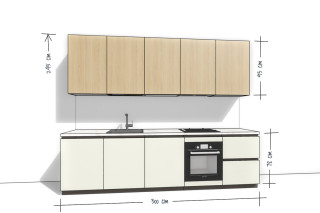 Bucătărie Liniară 300